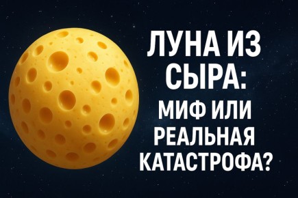 Что будет, если Луна окажется сырной: науки и фольклор смешиваются в космическом вопросе