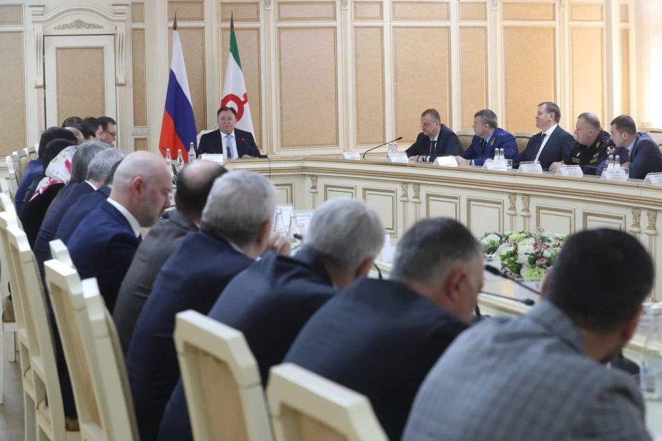 Руководитель следственного управления СК России по Республике Ингушетия принял участие в заседании постоянно действующего координационного совещания по обеспечению правопорядка в регионе