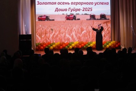 В городе Сунжа состоялось праздничное мероприятие «Дошо гуйре» (Золотая осень), приуроченное к Дню работников сельского хозяйства и перерабатывающей промышленности