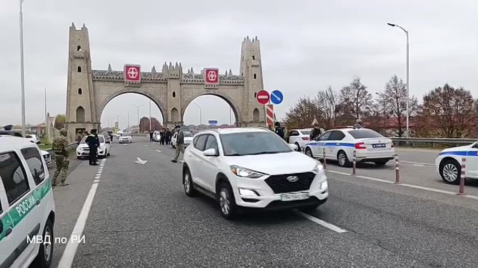 В Ингушетии полиция . провела очередные рейдовые мероприятия