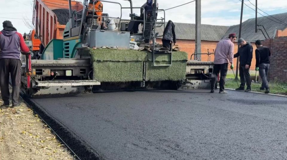 В Сунже благоустраивают улицу Новая Дружба