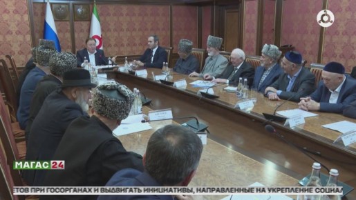 Глава Ингушетии провел встречу с представителями Совета старейшин республики