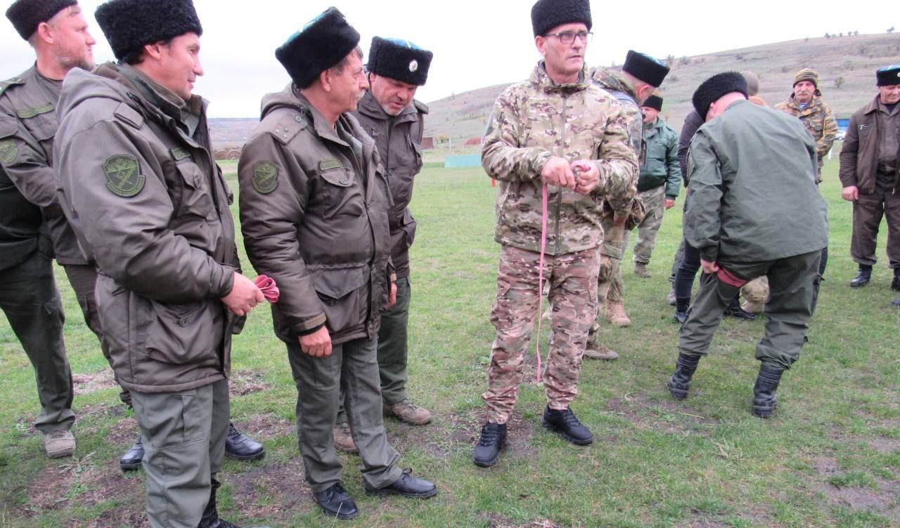 Казаки Ингушетии повысили боевую подготовку на сборах десантного полка