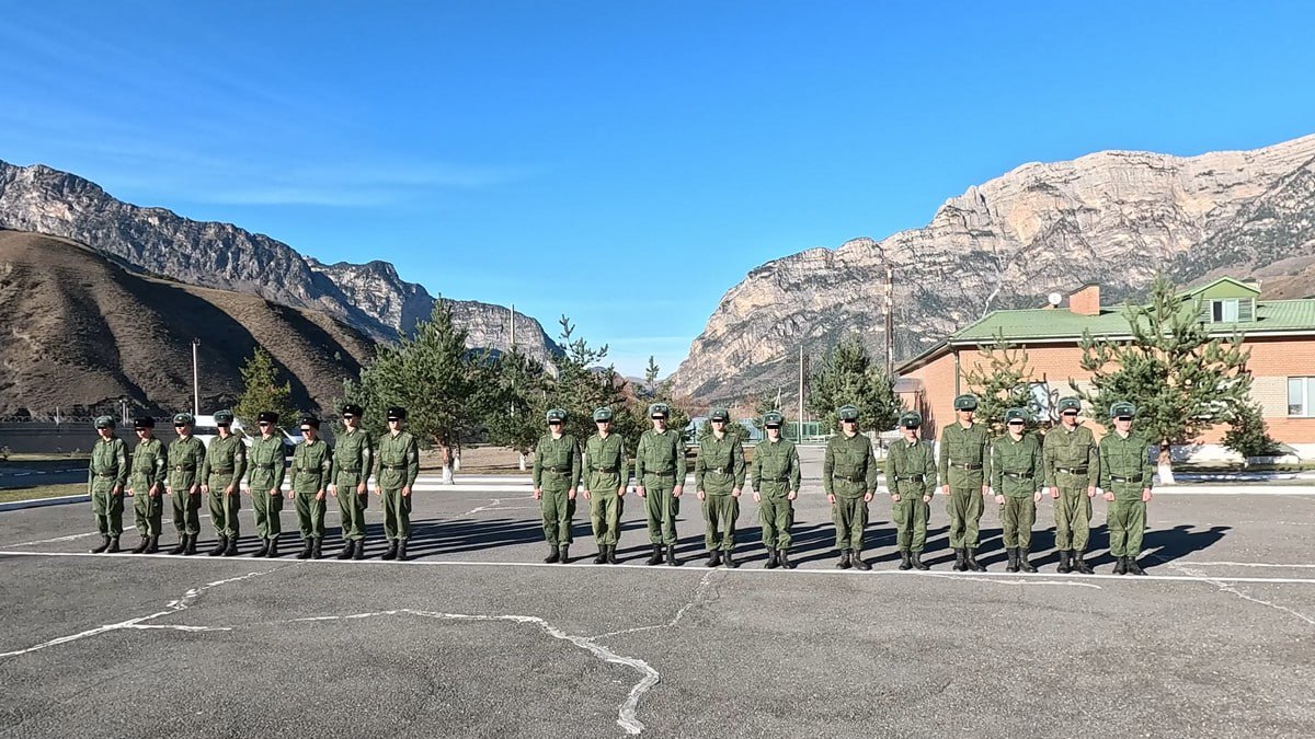 Увольнение в запас пограничников из Ингушетии