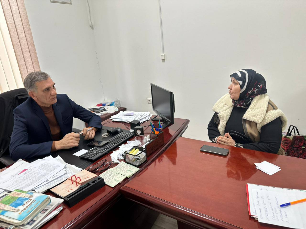 В местном отделении г. Малгобек состоялся приём граждан, посвящённый вопросам, связанным со специальной военной операцией, земельными и другими актуальными темами В местном отделении г. Малгобек состоялся приём граждан, посвящённый вопросам, связанным со специальной военной операцией, земельными и другими актуальными темами