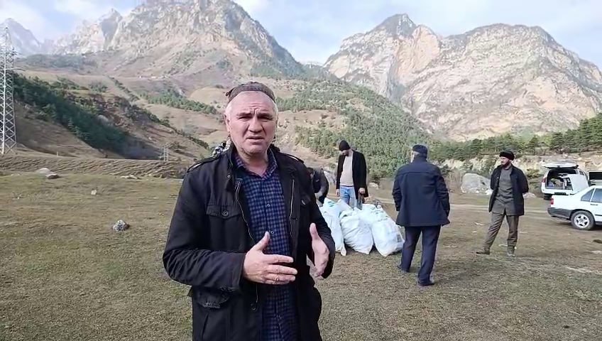 В горном заповеднике Ингушетии прошел субботник