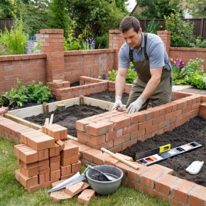 Кирпичные столбы для забора: как создать надежную и стильную ограду