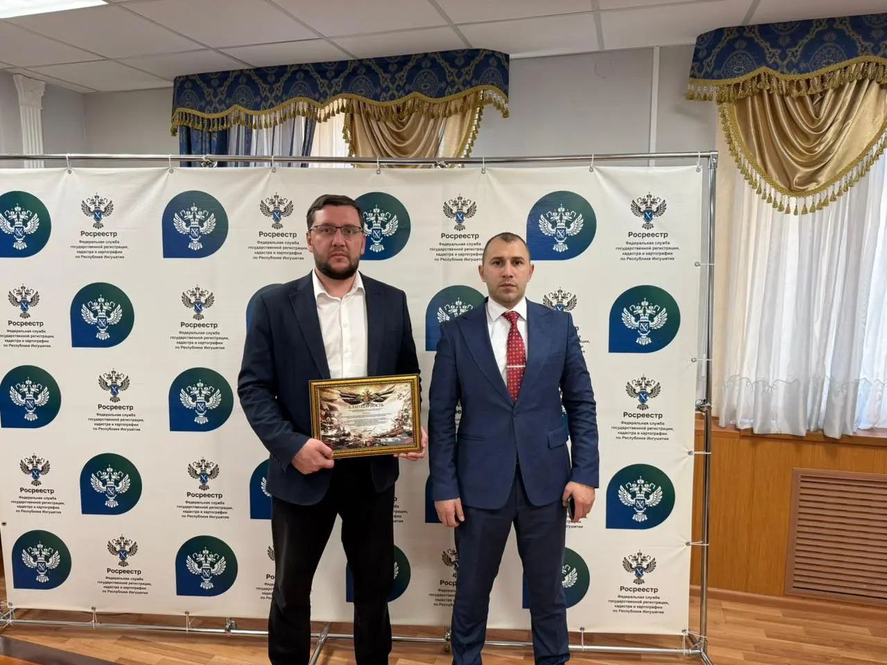 Управлению Росреестра по Ингушетии передали благодарность от бойцов СВО