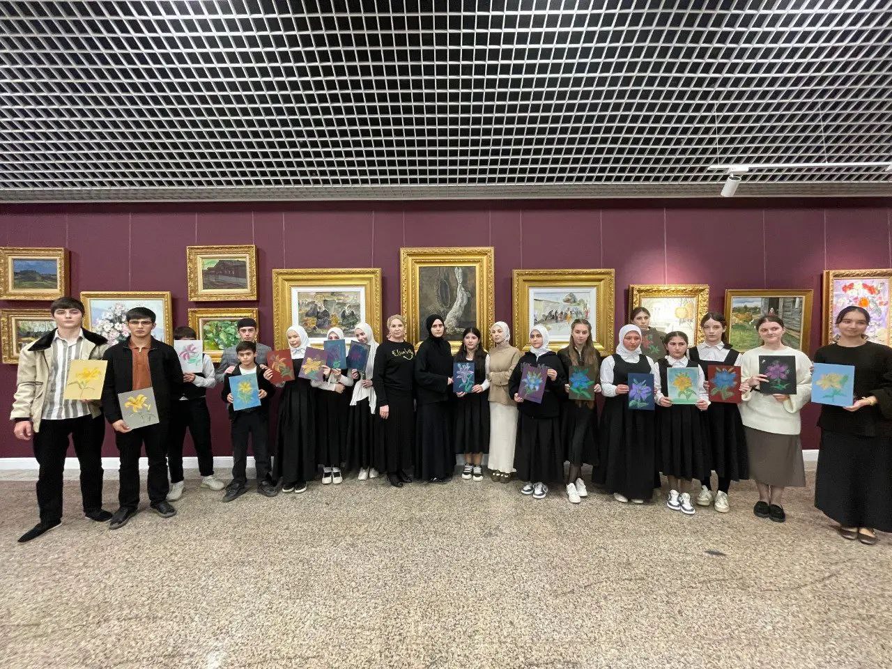 В музее ИЗО Ингушетии провели мастер-класс по пастельной живописи