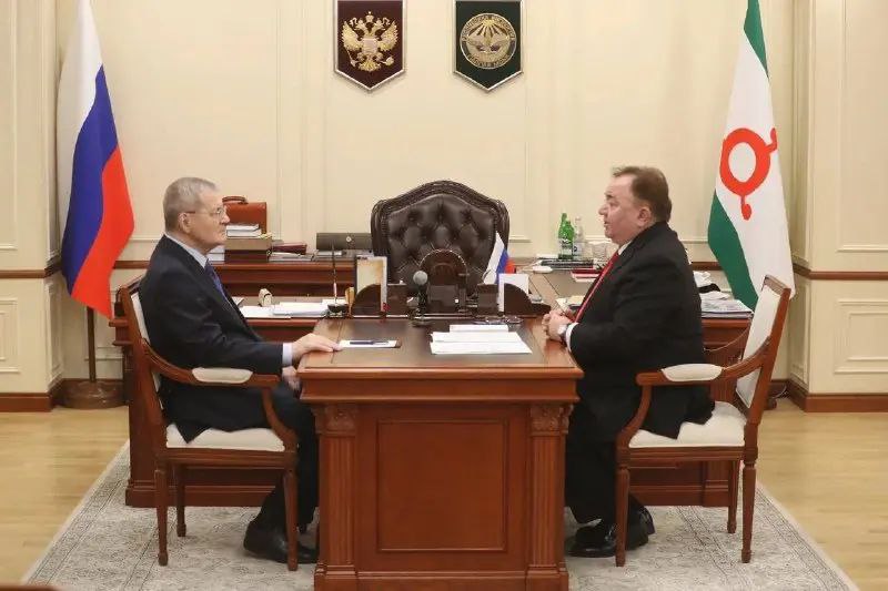 В Магасе состоялась рабочая встреча полпреда в СКФО и Главы Ингушетии