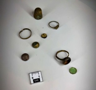 Серебряные находки из башенного комплекса Нижний Пуй