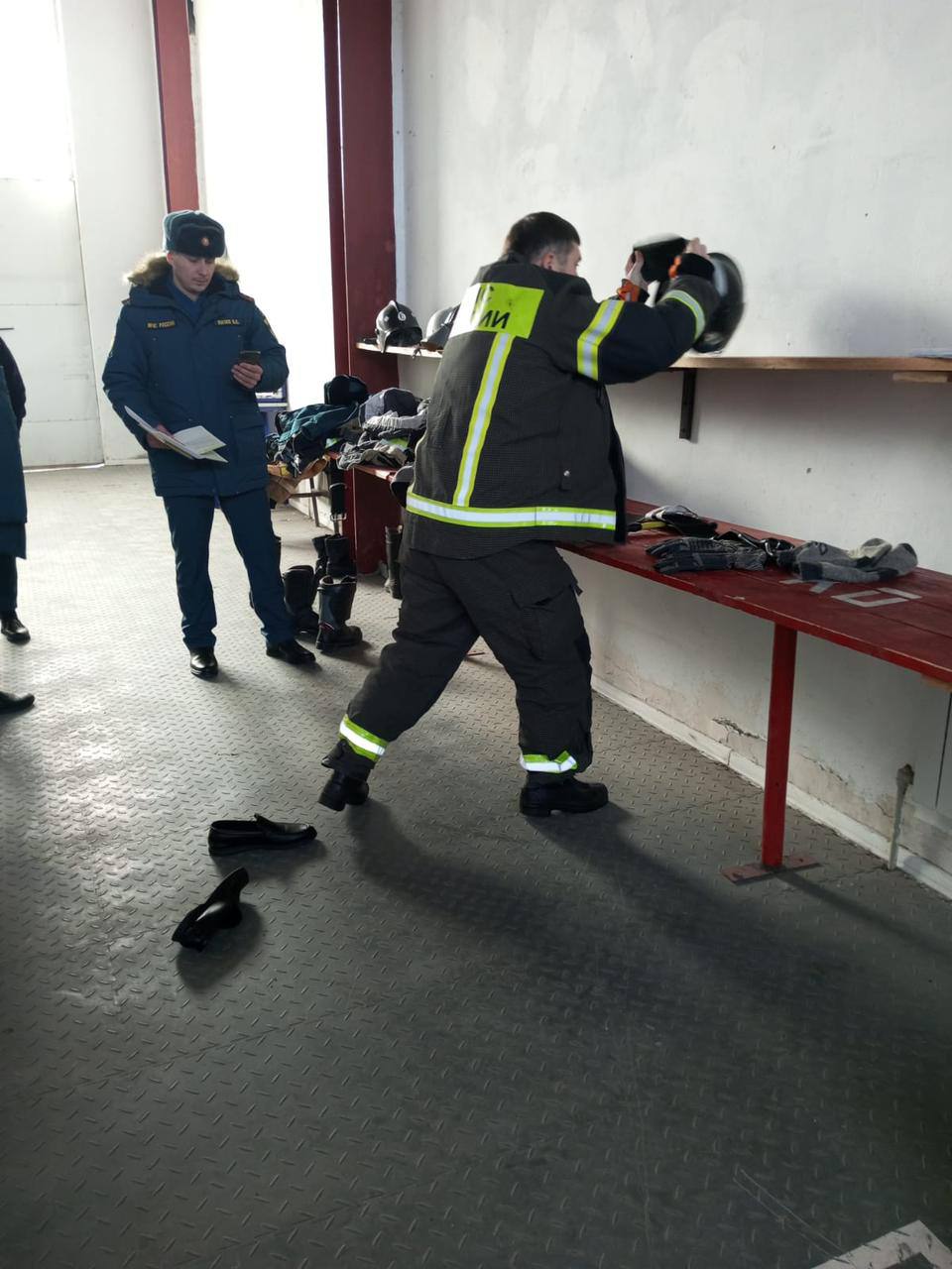 Пожарные сдали экзамен на профпригодность Пожарные сдали экзамен на профпригодность