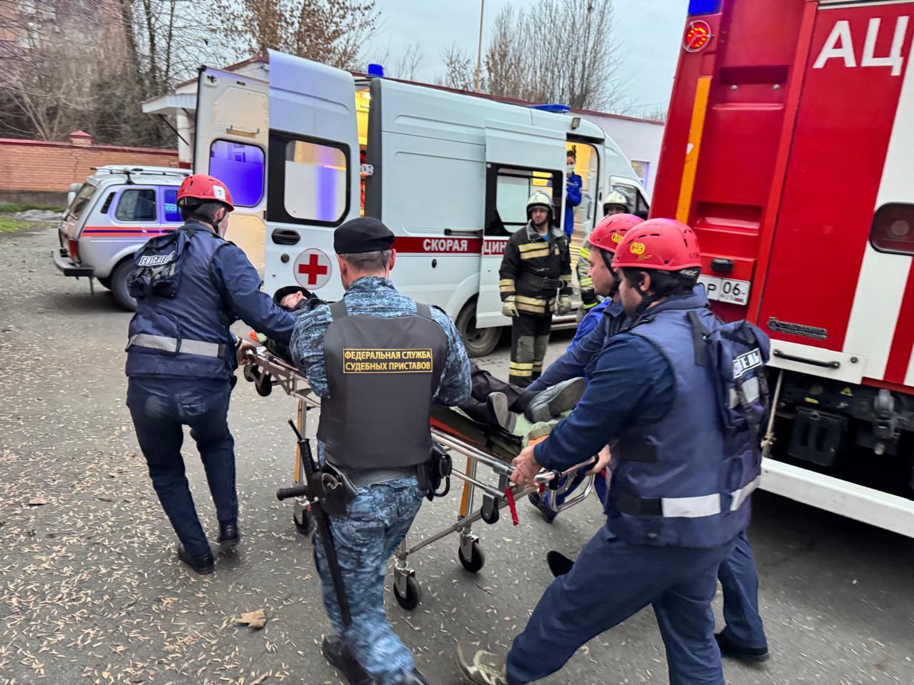 В Малгобеке прошли противопожарные учения