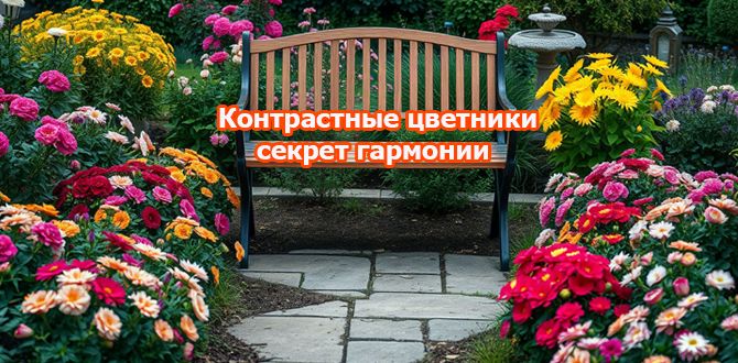Секреты создания удивительного цветника: как контрасты оживляют сад