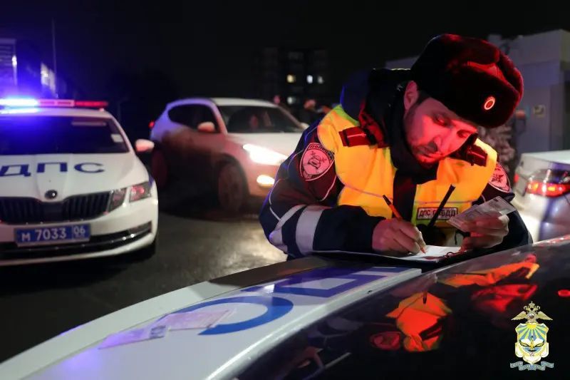 В масштабном рейде в Назрани приняли участие 19 экипажей ДПС