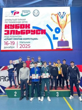 Ингушские тхэквондисты завоевали семь медалей на турнире «Кубок Эльбруса»