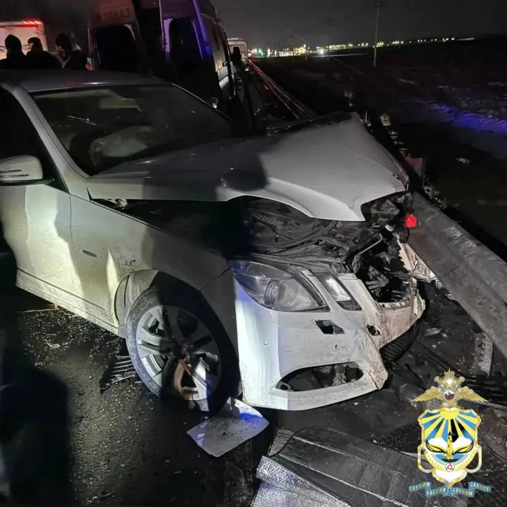 В Ингушетии полиция проводит проверку по факту столкновения 4 автомобилей В Ингушетии полиция проводит проверку по факту столкновения 4 автомобилей