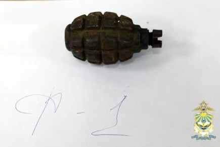 Житель Малгобека добровольно сдал полиции две гранаты, найденные им более десяти лет назад