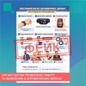 ЦУР Ингушетии опроверг слухи о введении электронных браслетов для контроля здоровья и обязательной регистрации в мессенджере MAX