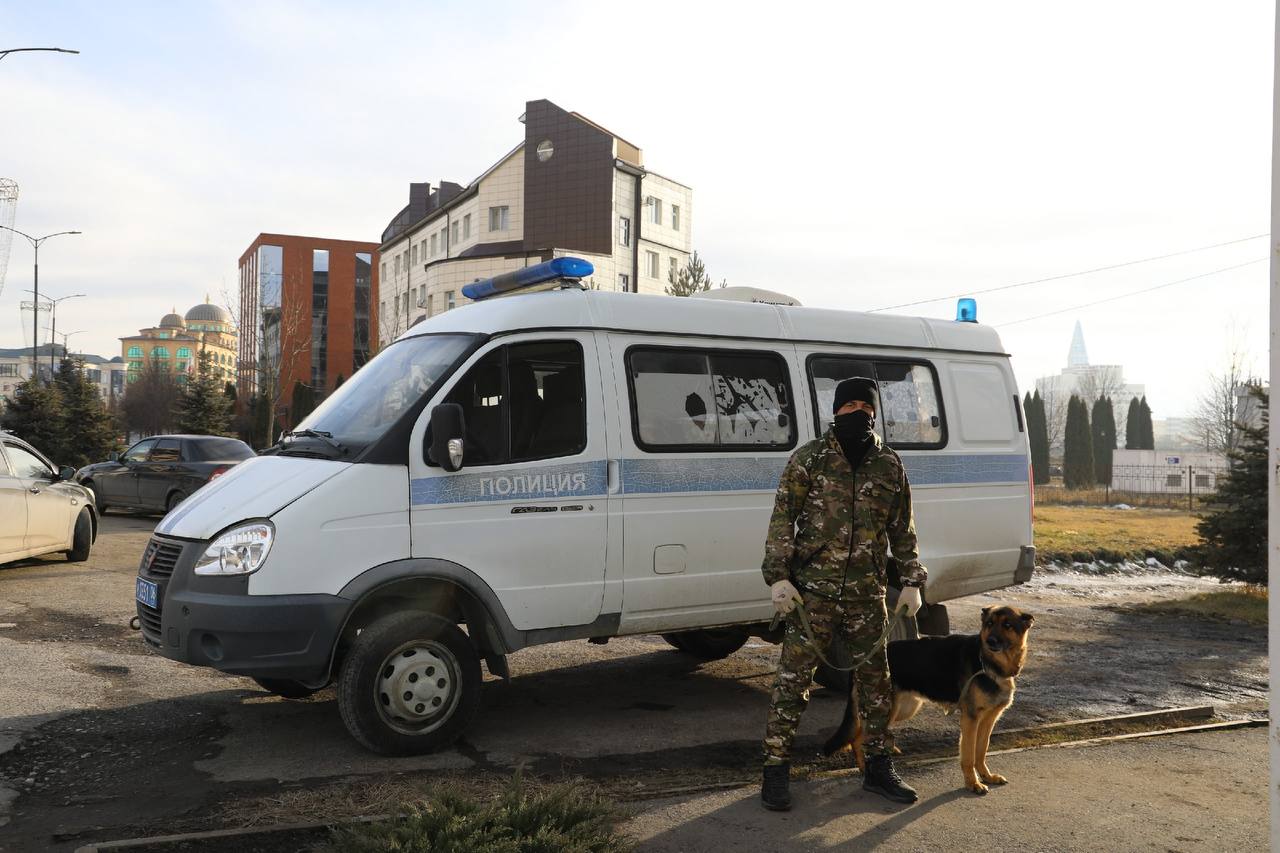 Въезд в Магас через "Заслон" Въезд в Магас через "Заслон"