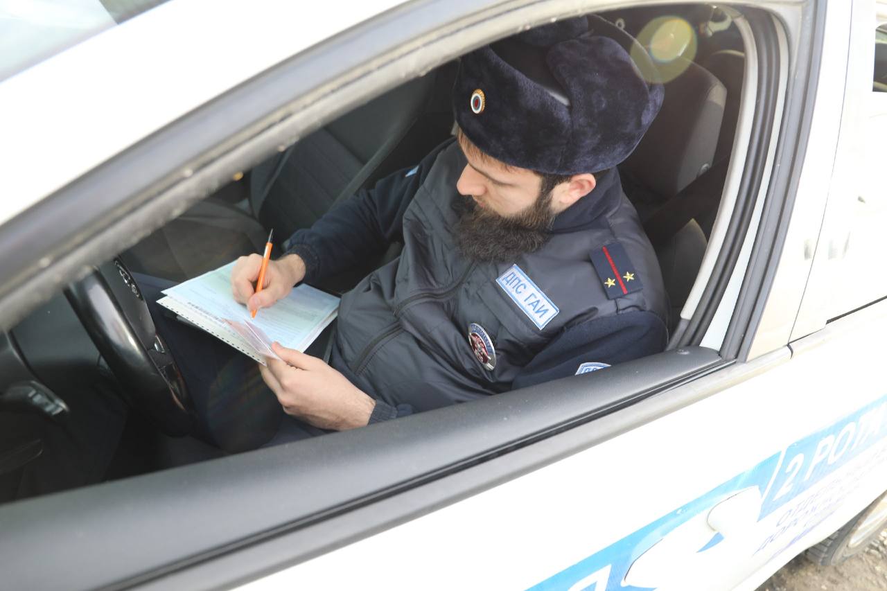 Въезд в Магас через "Заслон"