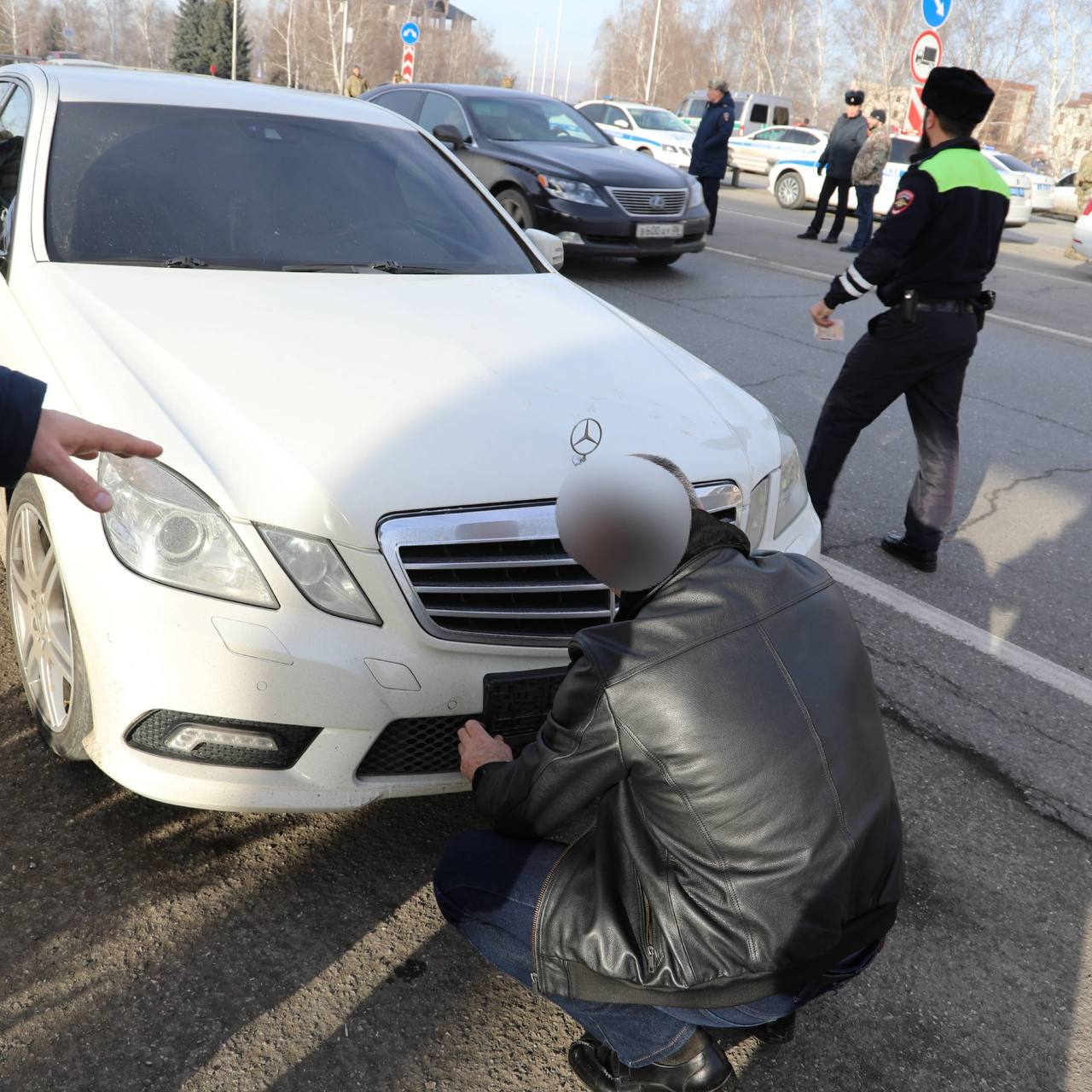 Въезд в Магас через "Заслон" Въезд в Магас через "Заслон"