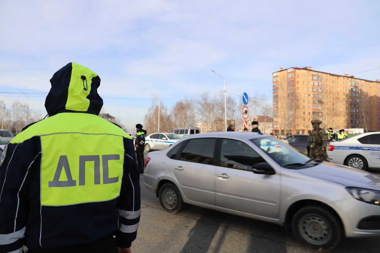 Въезд в Магас через "Заслон" Въезд в Магас через "Заслон"