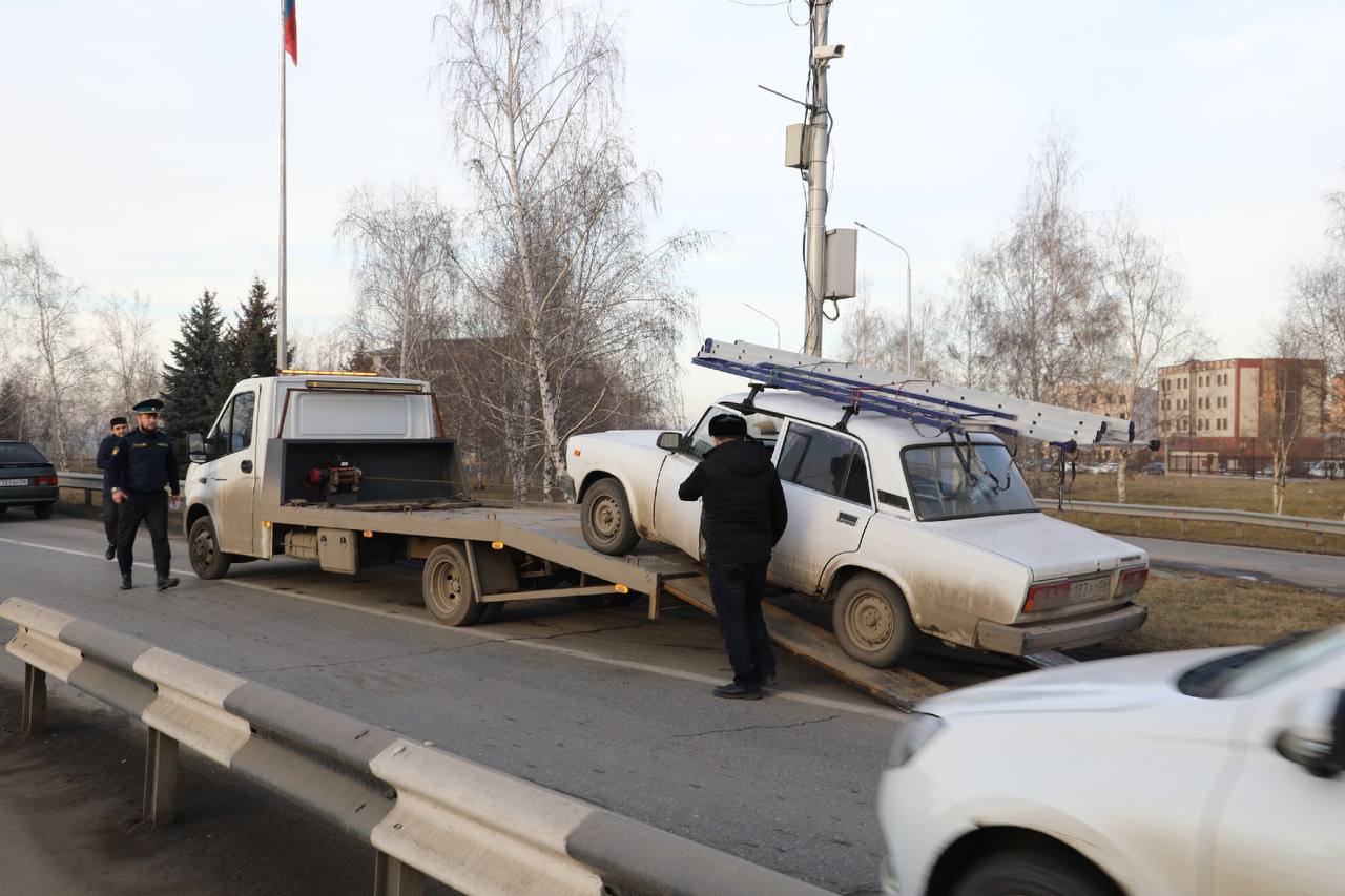 Въезд в Магас через "Заслон" Въезд в Магас через "Заслон"