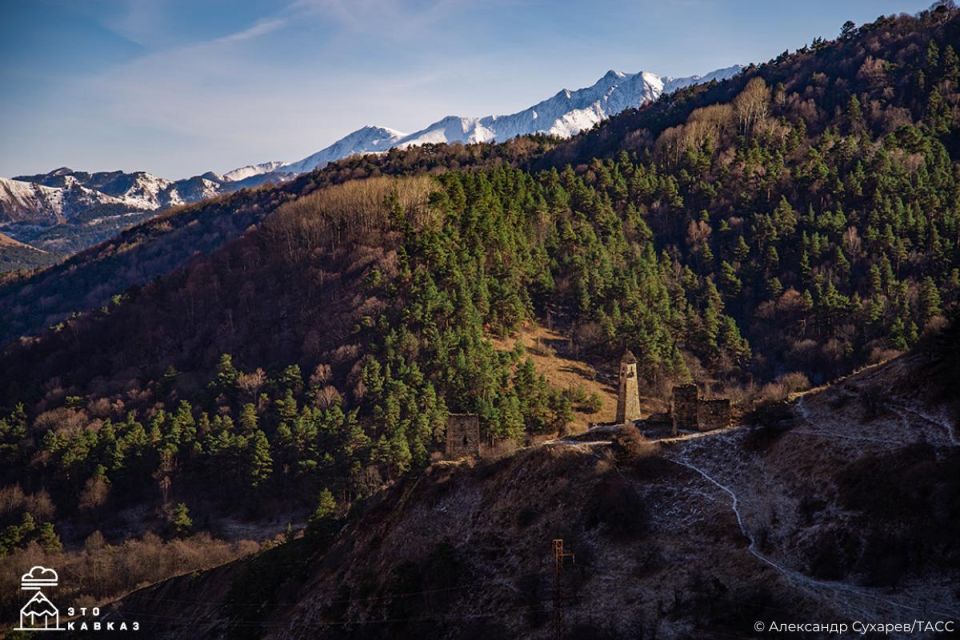 Перед вами — потрясающий пейзаж Таргимской котловины в Ингушетии