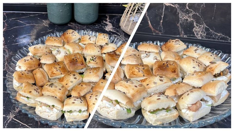 Закуска из дрожжевого теста с морепродуктами