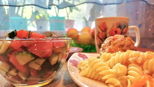 Какой вкусный обед приготовила Ирина