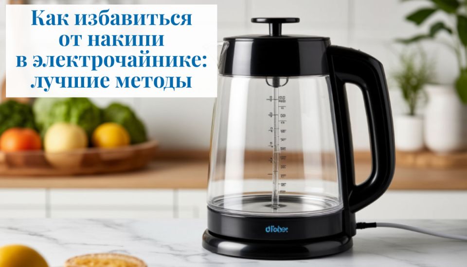 Как эффективно бороться с накипью в электрочайнике