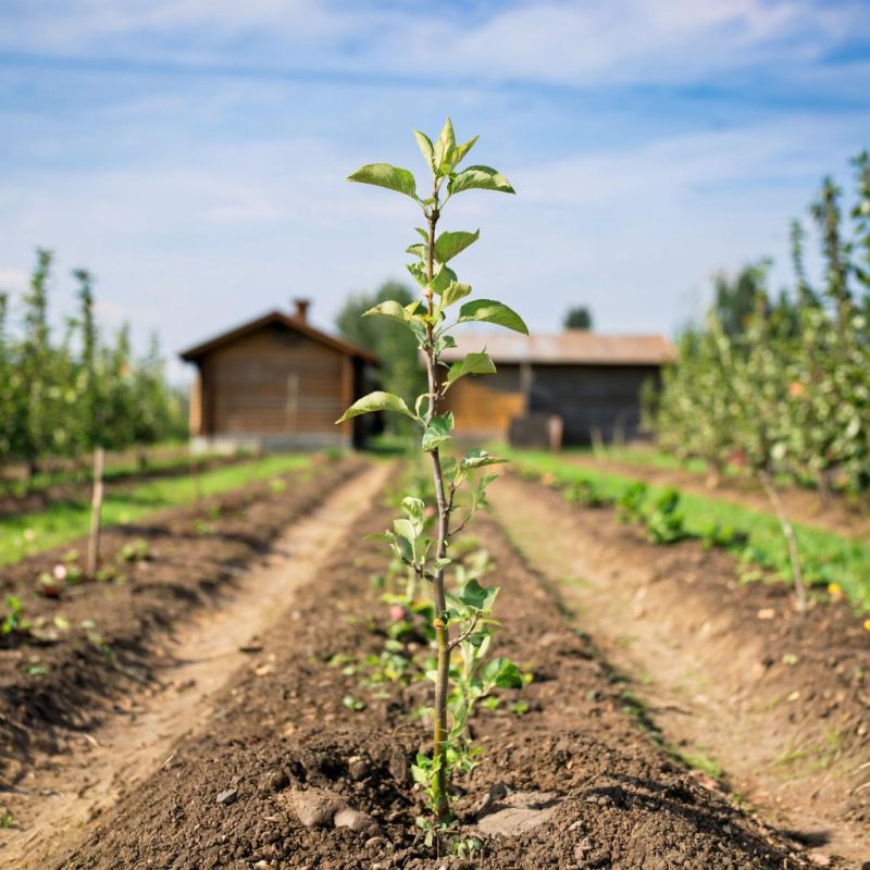 Как правильно ухаживать за саженцем яблони в летний период