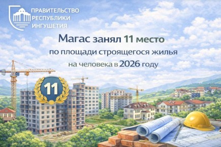 Столица Ингушетии в числе лидеров по строительству жилья