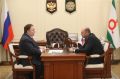 Глава Ингушетии Махмуд-Али Калиматов заслушал доклад Уполномоченного по правам человека в РИ Ибрагима Цечоева за 2025 год