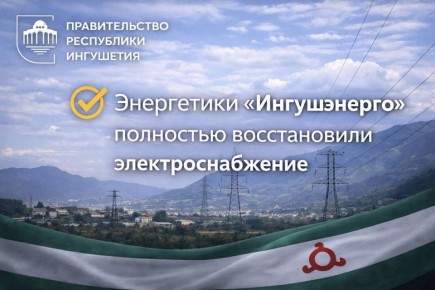 В республике полностью восстановлено электроснабжение после непогоды