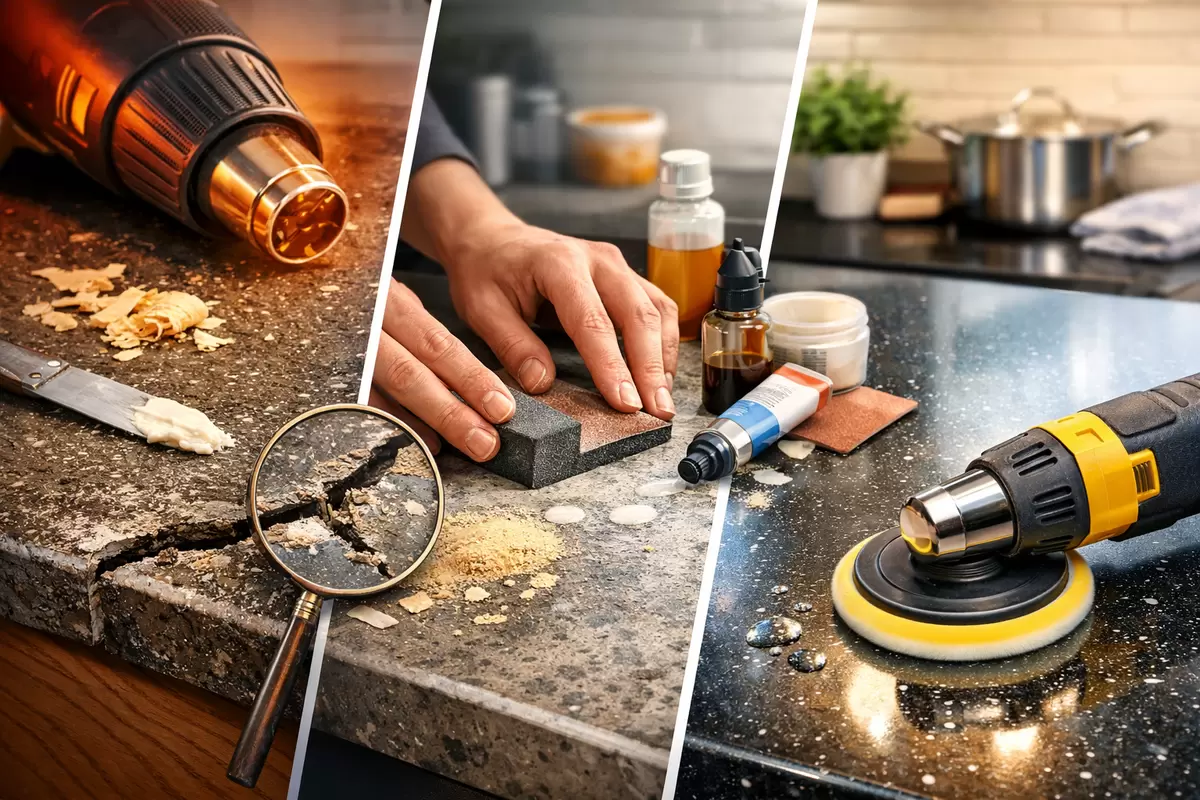 Как легко вернуть столешнице идеальный вид: универсальные советы по ремонту