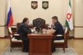 Глава Ингушетии провёл встречу с начальником ОФСИН Наурби Бекмухамбетовым