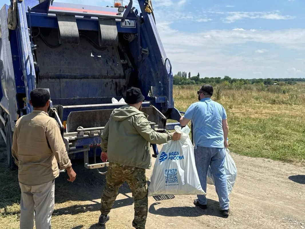 Порядка 700 мешков мусора собрали участники экологического субботника на берегах реки Сунжи Порядка 700 мешков мусора собрали участники экологического субботника на берегах реки Сунжи