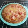 Нежная пицца с коржом из зелёной гречки