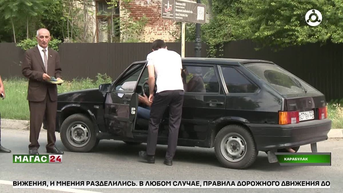 В Карабулаке прошёл профилактический рейд Госавтоинспекции Ингушетии
