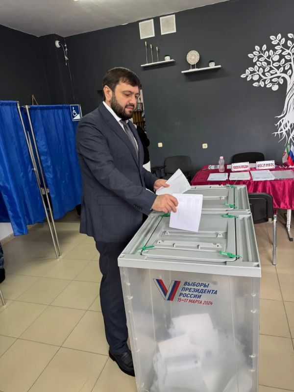 Заместитель Председателя Правительства Республики Ингушетия Тамерлан Вышегуров принял участие в выборах депутатов Народного Собрания