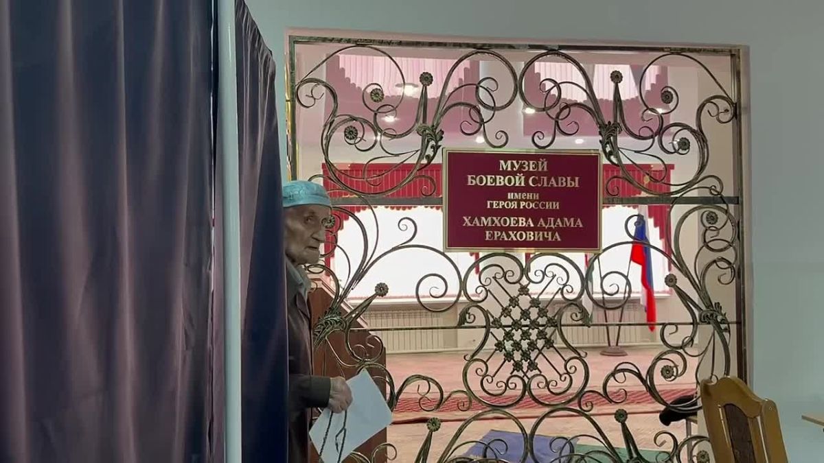 Труженик тыла Магомед Багаудинович Барахоев принял участие в выборах депутатов Государственной Думы