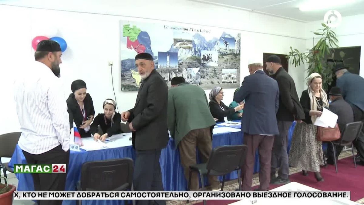 В Ингушетии голосуют и на участках, и на дому:свой выбор сделал отец Героя России