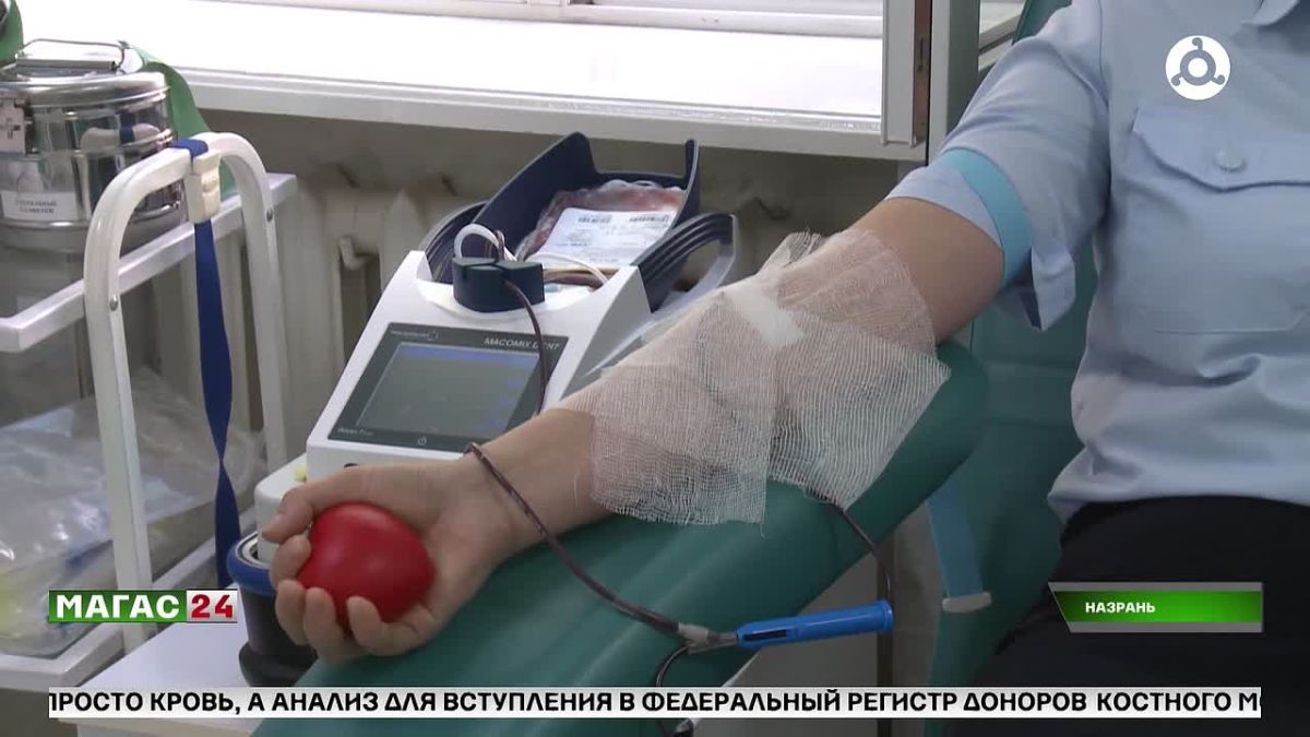 Сотрудники Госавтоинспекции Ингушетии приняли участие в донорской акции