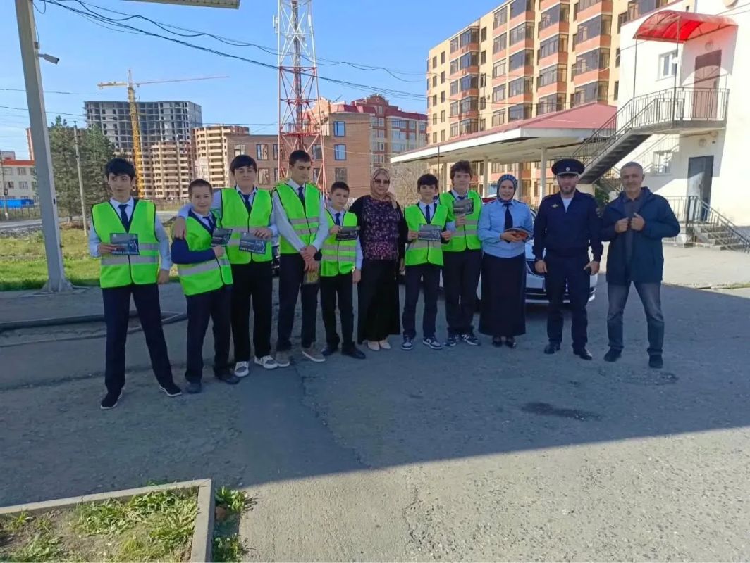 В Магасе прошла акция по профилактике дорожных происшествий «Сбавь скорость!»