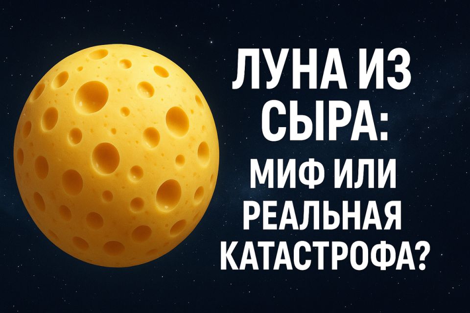 Что будет, если Луна окажется сырной: науки и фольклор смешиваются в космическом вопросе