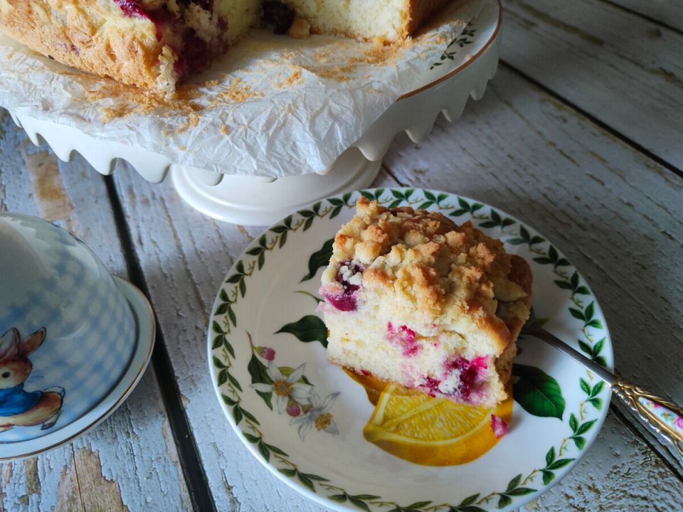 Сладкая находка: приготовление вишнёвого пирога со штрейзелем